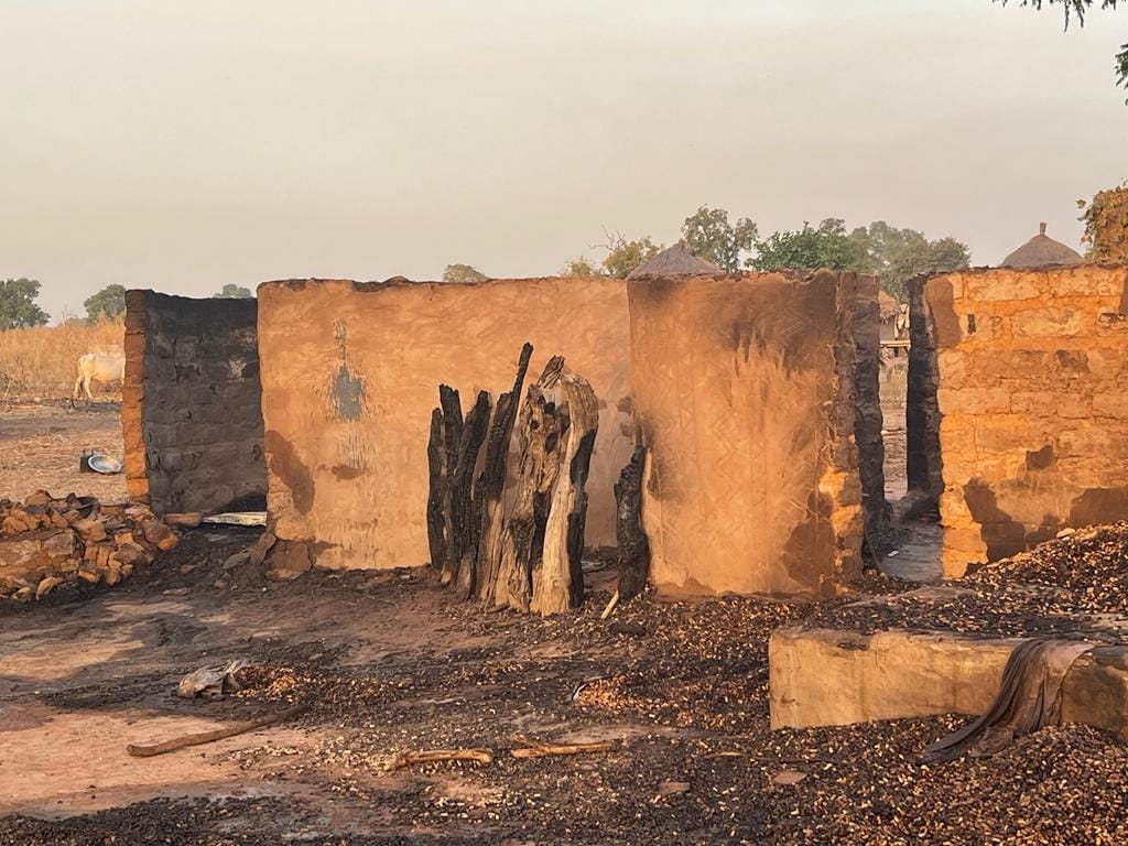 Koumpentoum/Kouthiaba-Wolof : un incendie ravage une partie du village de Sinthiou Ngalom.