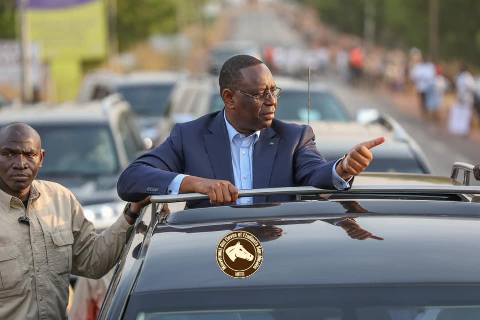 Tambacounda : accueil populaire réservé au Président Macky Sall