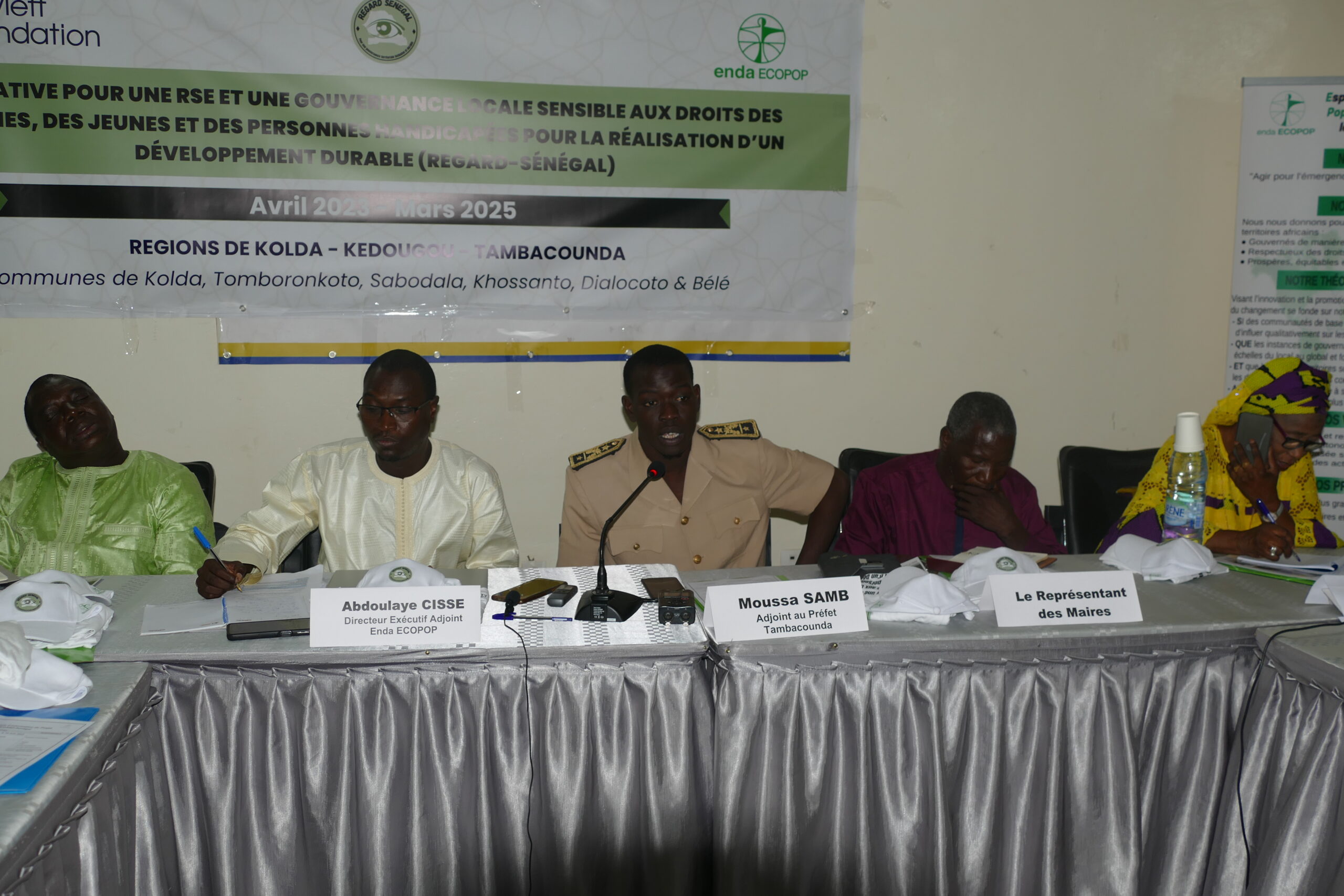 Tambacounda/Enda Ecopop : Lancement du Projet REGARD-Sénégal.