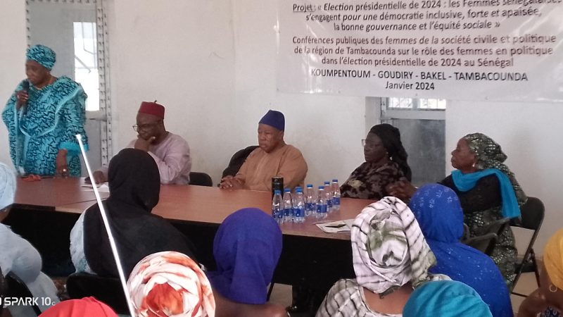 GOUDIRY / Élection présidentielle de 2024 : les Femmes sénégalaises s’engagent pour une démocratie inclusive, forte et apaisée, la bonne gouvernance et l’équité sociale