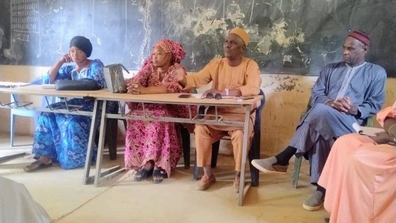 FORUM COMMUNAUTAIRE DE COMMUNICATION  ET DE SENSIBILISATION  A L’ECOLE DE TUABOU SUR LE  MOHEBS AVEC LE CATEA