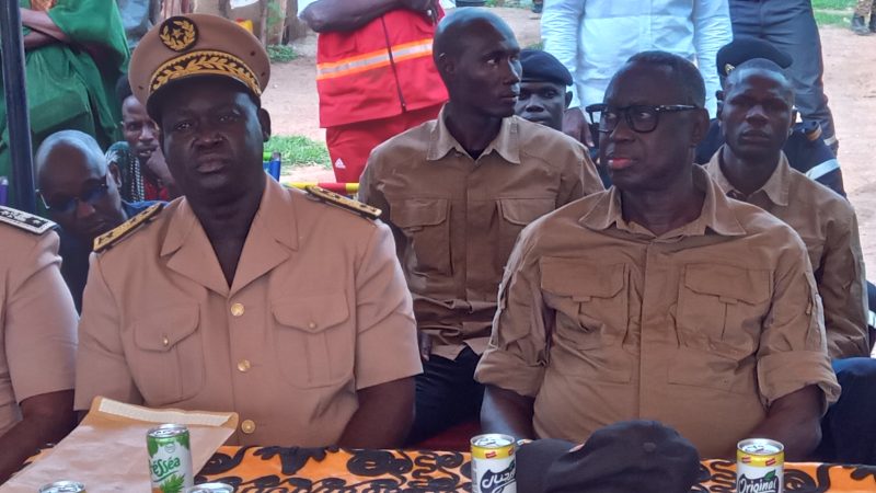 Le ministre de l’intérieur Général Jean Baptiste Tine en visite dans le département de Bakel