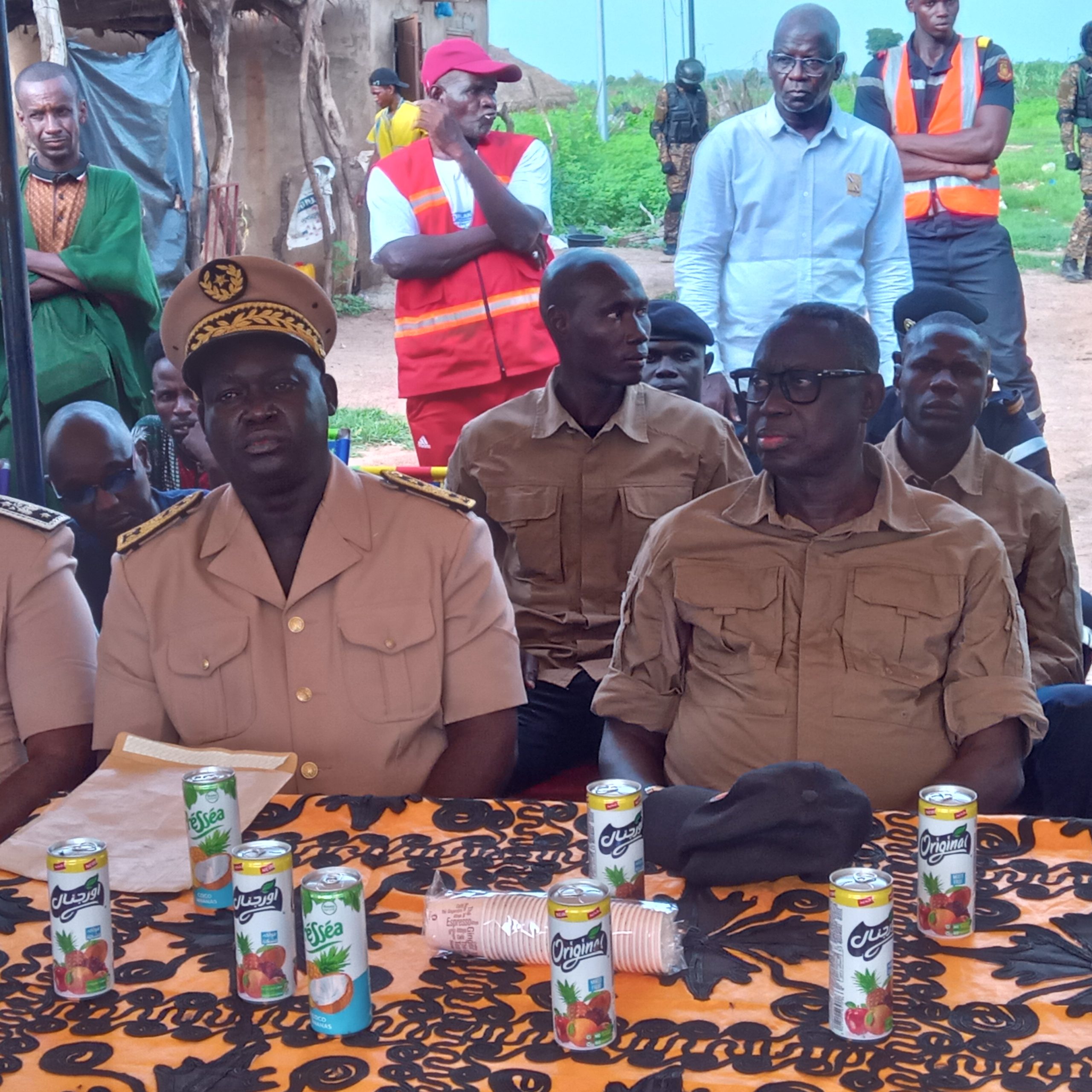 Le ministre de l’intérieur Général Jean Baptiste Tine en visite dans le département de Bakel