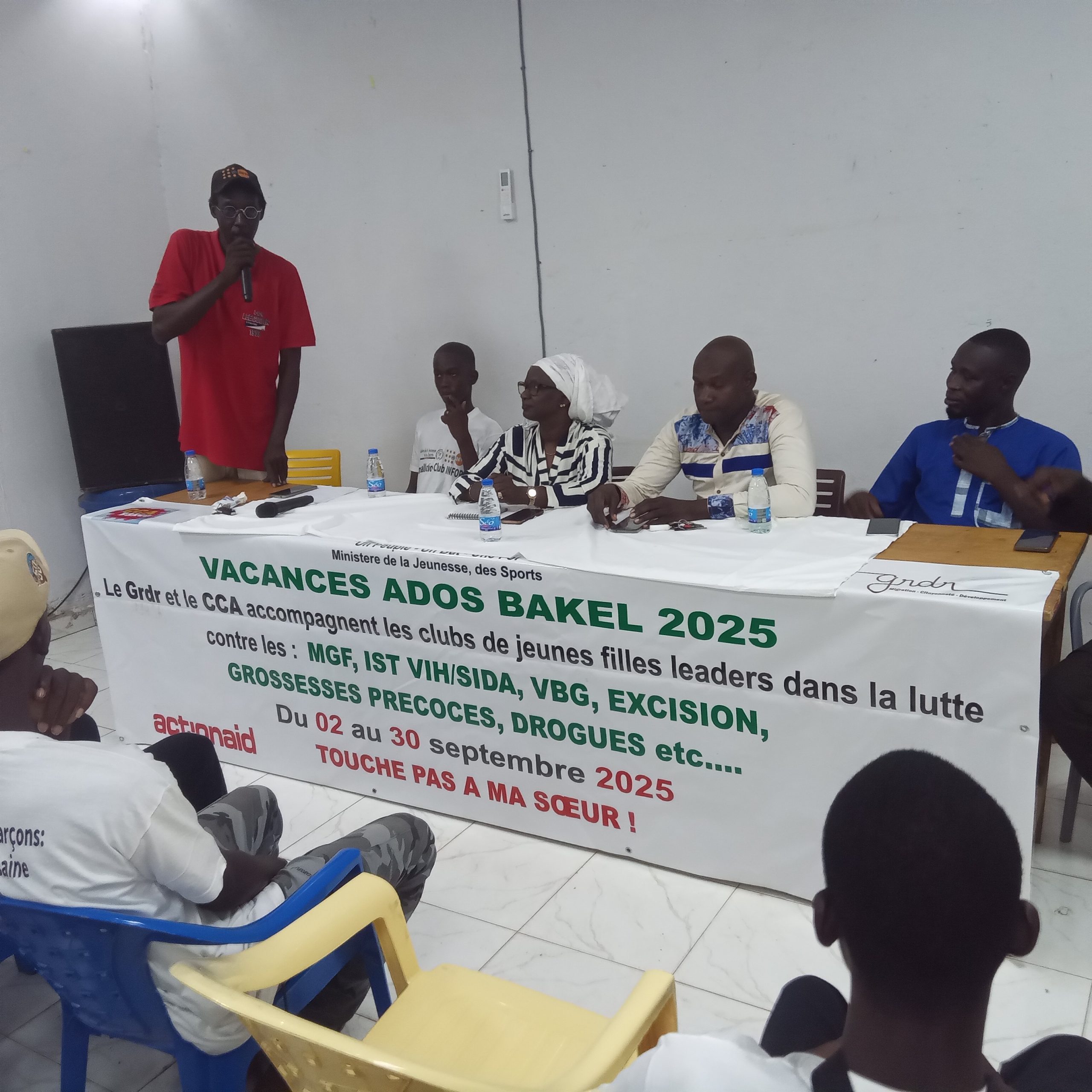 INSTALLATION DU CLUB DE GARCONS « HE FOR SHE INFOP» A BAKEL