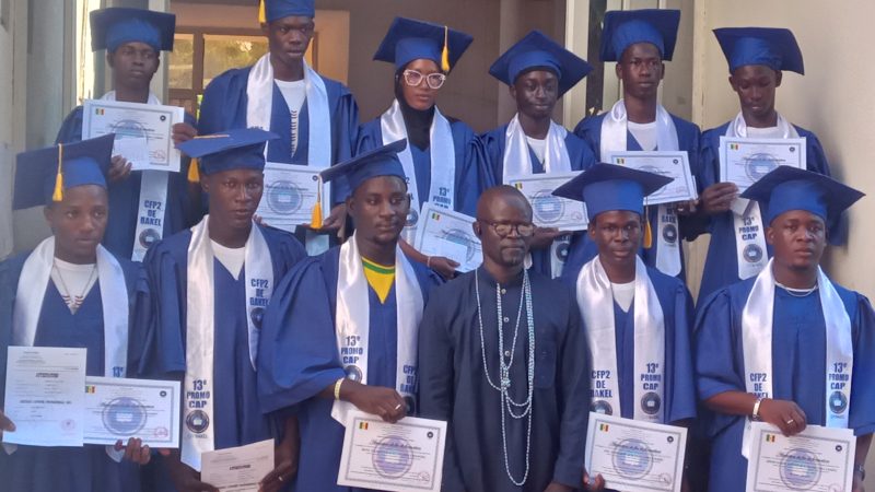 JOURNEE PORTES OUVERTES ET CEREMONIE DE REMISE DE DIPLÔMES AU CFP2 DE BAKEL