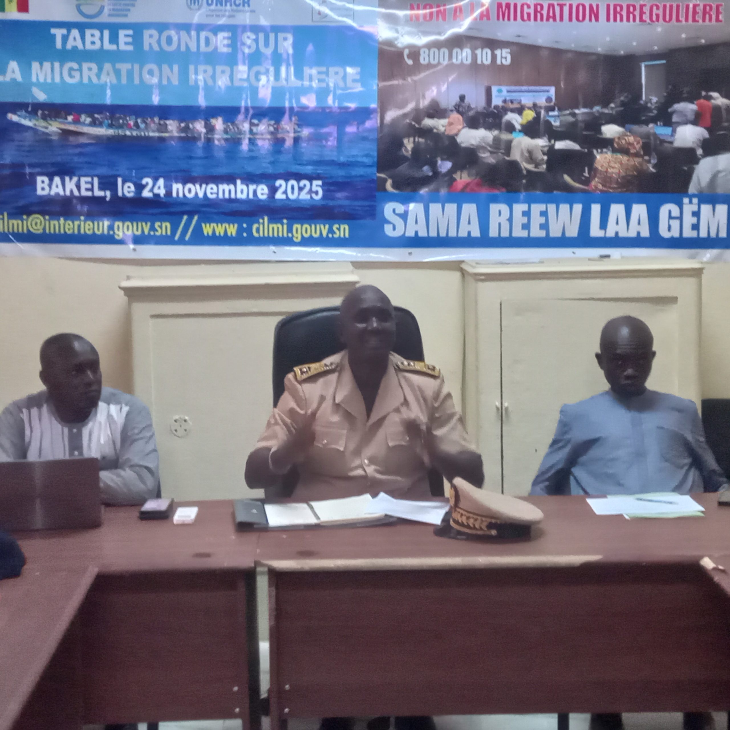 TABLE RONDE SUR LA MIGRATION IRREGULIERE « SAMA REEW LAA  GÊM » A BAKEL