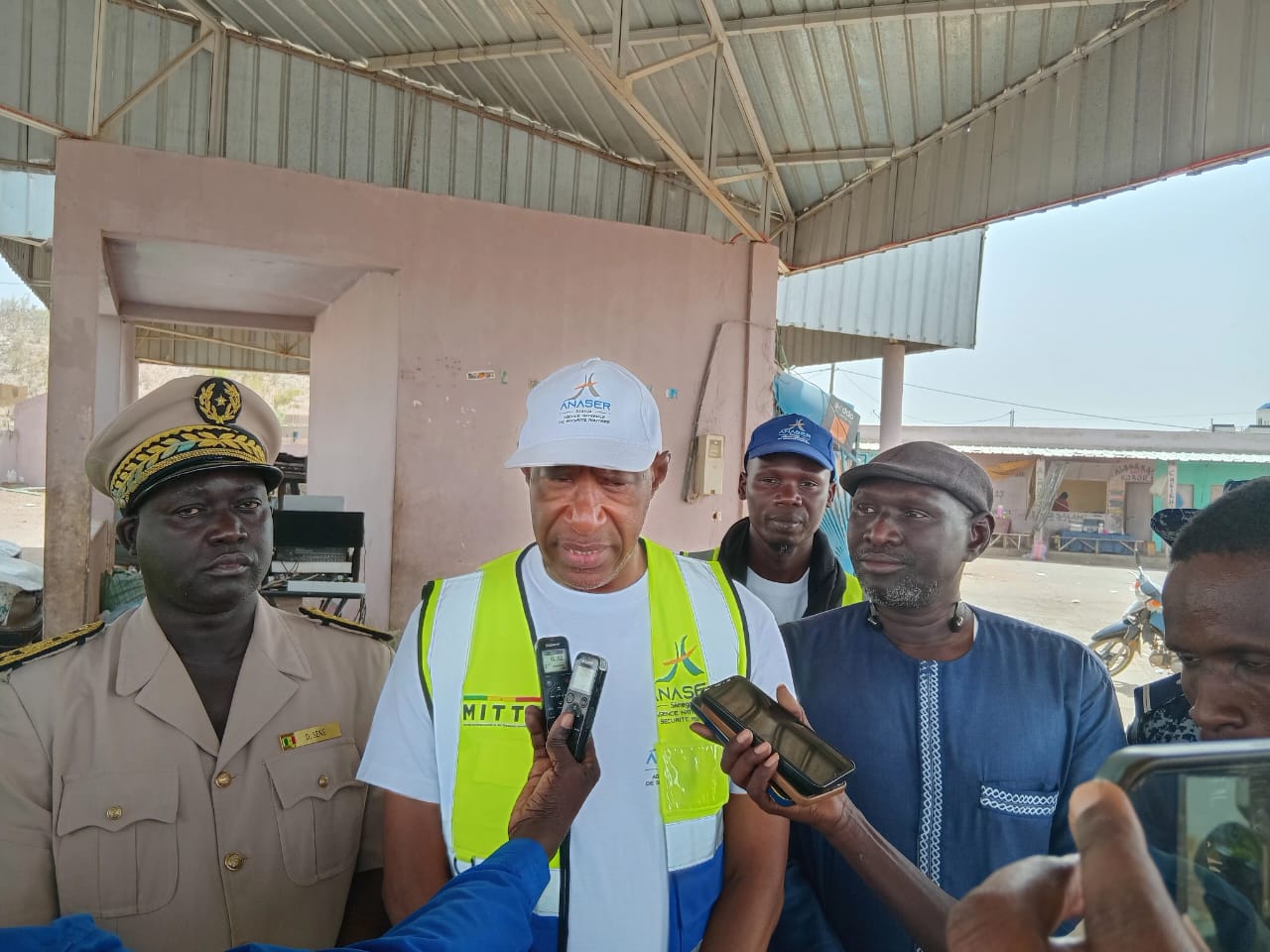 LE DIRECTEUR GENERAL DE L’AGENCE NATIONALE DE  SECURITE ROUTIERE (ANASER) EN TOURNEE DE SENSIBILISATION A BAKEL