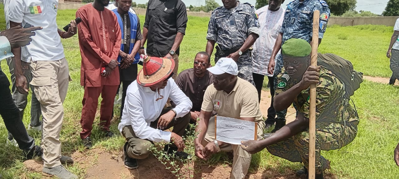 LA COMMUNE DE SINTHIOU FISSA DANS LE DEPARTEMENT DE BAKEL A ACCUEILLI LE MINISTRE DE LA CULTURE MONSIEUR ALPHA BOCAR THIAM POUR LE LANCEMENT DE LA 43ème  EDITION DE LA JOURNEE NATIONALE DE L’ARBRE (JNA)